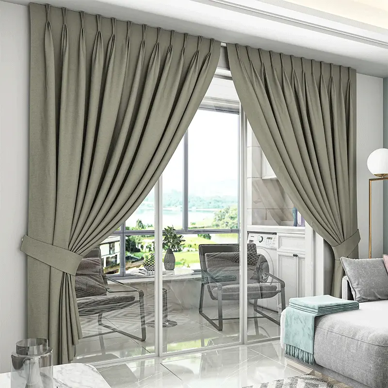 Anvige Linen Pleat Curtains
